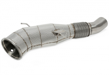 TA Technix Downpipe mit Katalysator und Hitzeschild passend für BMW 3er Serie (G20, G21), 4er Serie (G22)