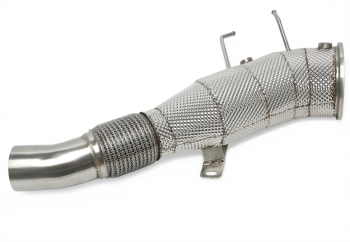 Preview: TA Technix Downpipe mit Katalysator und Hitzeschild passend für BMW 3er Serie (G20, G21), 4er Serie (G22)