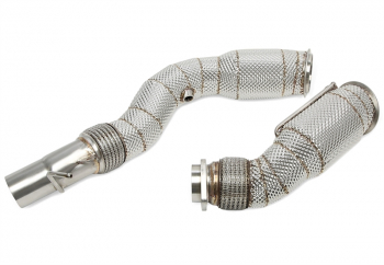 Preview: TA Technix Downpipe mit Katalysator und Hitzeschild + OPF passend für BMW 3 Serie M3 LCI (F80), 4er Serie M4 LCI (F82, F83)