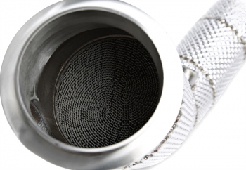 Preview: TA Technix Downpipe mit Katalysator und Hitzeschild + OPF passend für BMW 3 Serie M3 LCI (F80), 4er Serie M4 LCI (F82, F83)