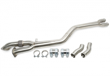 TA Technix Mittelrohrführung  3.5" ohne OPF passend für BMW 3er Serie M3 (G80, G81), 4er Serie M4 (G82, G83)