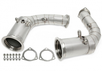 TA Technix Downpipe mit Katalysator und Hitzeschild und OPF passend für Audi RSQ8 (4M), Lamborghini Urus