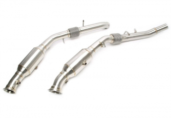 TA Technix downpipe suitable for Mercedes Benz M+GLE-Class W166, GL+GLS-Class X166 - M276 engines