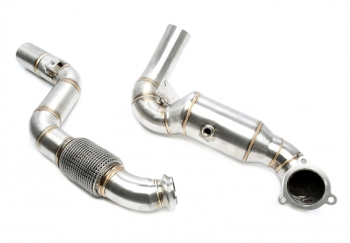 TA Technix Downpipe mit Katalysator passend für Mercedes Benz A-Klasse W176, CLA-Klasse Coupe+Shooting Brake C117, X117