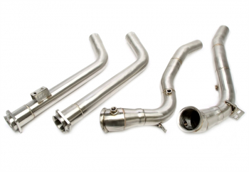 TA Technix downpipe without catalytic converter fits Mercedes Benz G Class G500 W463 - engine code M176