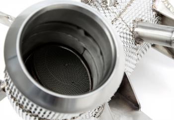 Preview: TA Technix Downpipe mit Katalysator mit Hitzeschild+OPF passend für Mercedes Benz A-Klasse (W177) A45/A45S