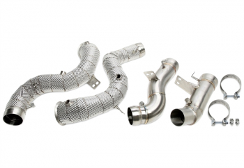 TA Technix Downpipe ohne Katalysator mit Hitzeschild+OPF passend für Mercedes Benz GLE-Klasse (V167, C167), GLS-Klasse (X167)