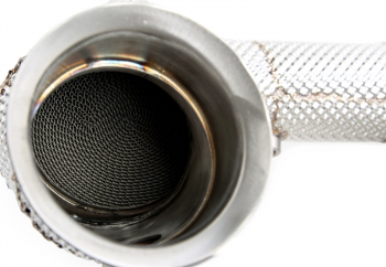 Preview: TA Technix Downpipe mit Katalysator mit Hitzeschild+OPF passend für Mercedes-Benz E-Klasse AMG E63, E63S (W213, S213) - Motorcode M177
