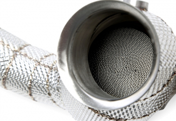 Preview: TA Technix Downpipe mit Katalysator mit Hitzeschild+OPF passend für Mercedes Benz C-Klasse AMG C63/C63S (W205, C205, A205, S205)