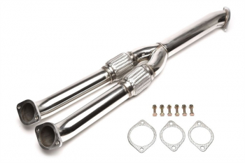 TA Technix Y-Downpipe / Schalldämpfer Ersatzrohr passend für Nissan Skyline / GT-R R35