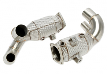 TA Technix Downpipe mit Hitzeschild und Katalysator passend für Porsche 911 Carrera/S Modelle Typ 991.2