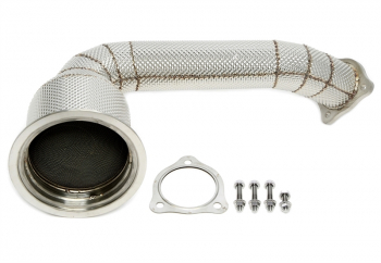 TA Technix downpipe with heat shield and catalytic converter / pre-catalytic converter set pipe suitable for Porsche Panamera /4 3.0T type 971