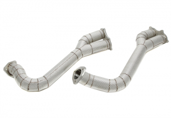 TA Technix Downpipe mit Hitzeschutz passend für Porsche 718 Boxster/Boxster Spyder GTS 4.0 / 718 Cayman GTS 4.0/4.0 GT4 Typ 982