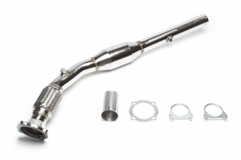 TA Technix downpipe with catalytic converter suitable for Audi A3 (8L), TT (8N) / Seat Leon, Toledo II (1M)/ Skoda Octavia (1U)/ VW Bora, Golf IV (1U), New Beetle (9C)