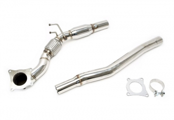 TA Technix downpipe with catalytic converter suitable for Audi A3/S3 (8P), TT-S (8J)/ VW Golf VI R (1K)