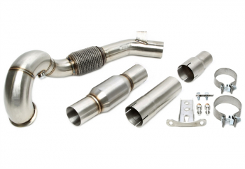 TA Technix Downpipe mit Katalysator passend für Audi A3 (8V)/ Seat Leon (5F)/ Skoda Octavia (5E), Superb (3T)/ VW Golf VII (AU), Passat B8