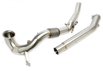 TA Technix downpipe without catalytic converter with OPF/2-pieces fits for Audi / Seat / Skoda / VW - MQB EA888/ Generation 4