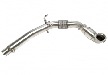 Preview: TA Technix Downpipe mit Flexrohr +Katalysator passend für Audi / Cupra / Skoda /  VW - MQB EA888/ Generation 4