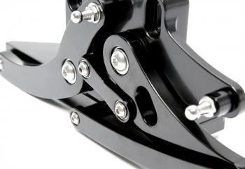 TA Technix Haubenscharniere Set schwarz passend für Ford Mustang I BJ 1967 -1970
