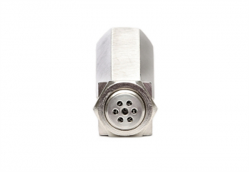 TA Technix universeller 45° Mini Kat Lambdasonden Eliminator  - Abmessung M18 x 1,5 x 45mm  - passend für Downpipe/Sportkatalysator/Nachkat
