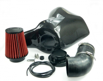 TA Technix Carbon Air Intake/ Air-Box suitable for Seat Leon (1P)/ VW Eos (1F), Golf VI + Cabriolet (5K/517), Passat CC (358), Scirocco III (137), Tiguan (5N)