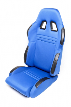 TA Technix sports seat - blue, Alcantara, adjustable, right