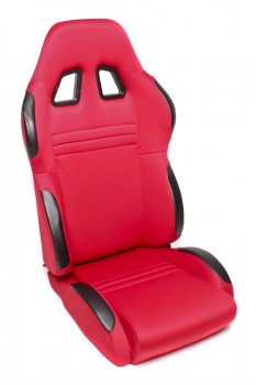 TA Technix sports seat - red, adjustable, left