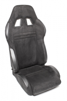 TA Technix sports seat - black, Alcantara, adjustable, left