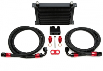 TA Technix 25-rib aluminium oil cooler kit fits BMW 1 Series+3 Series N54 engines