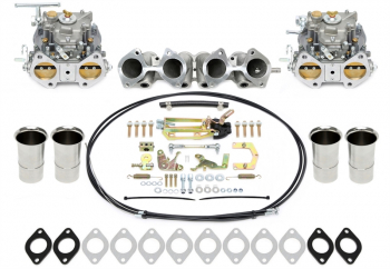 TA Technix 45mm DCOE Vergaser - Komplettkit passend für VW 2.0l 8V Motoren