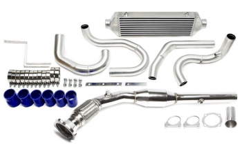 TA Technix Upgrade Kit LLK Kit + Downpipe mit Kat passend für Audi A3 (8L)/ Seat Leon, Toledo (1M)/ Skoda Octavia (!U)/ VW Golf IV (1J)