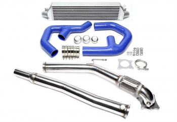 TA Technix Upgrade Kit LLK + Downpipe suitable for Audi A3 (8P)/ Seat Leon (1P)/ Skoda Octavia (1Z)/ VW Golf, Jetta (1K/1KM/16), Passat (3C), Scirocco (Type 13)