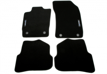 TA Technix Floor Mats Set with Logo suitable for Audi A1 Type 8X