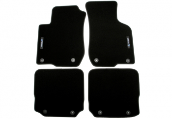 TA Technix Floor Mats Set with Logo suitable for Audi A3 Type 8L