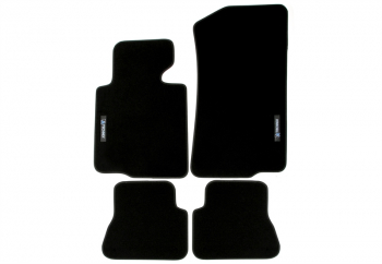TA Technix Floor Mats Set with Logo suitable for BMW 3 Series Convertible Type E46
