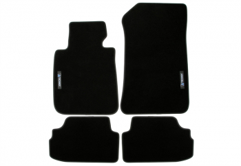 TA Technix Floor Mats Set with Logo suitable for BMW 1 Series Type E81/E88/E82