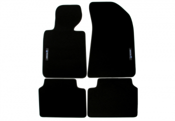 TA Technix Floor Mats Set with Logo suitable for BMW 3 Series Sedan, Coupe, Touring Type E30