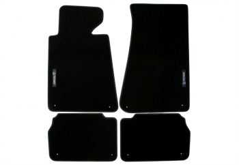 TA Technix Floor Mats Set with Logo suitable for BMW 5 Series Type E34