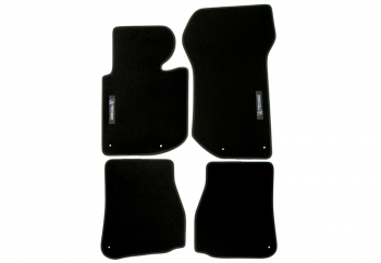 TA Technix Floor Mats Set with Logo suitable for BMW 3 Series Convertible Type E36