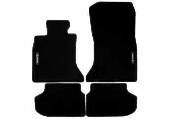 TA Technix Floor Mats Set with Logo suitable for BMW 5 Series Type F10 / F11