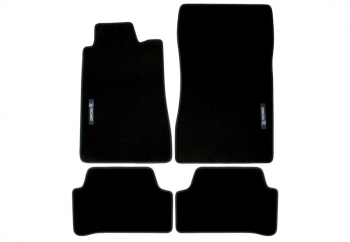 TA Technix Floor Mats Set with Logo suitable for Mercedes Benz C-Class Type W202/S202