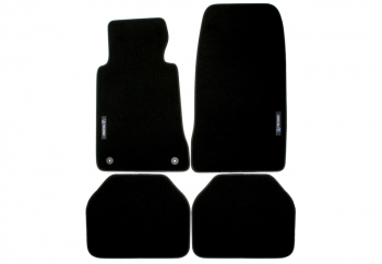 TA Technix Floor Mats Set with Logo suitable for Mercedes Benz E-Class Type W124/S124