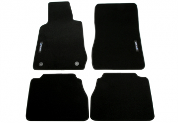 TA Technix Floor Mats Set with Logo suitable for Mercedes Benz E-Class Type W210/S210