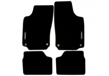 TA Technix Floor Mats Set with Logo fits Opel Corsa C Type X01