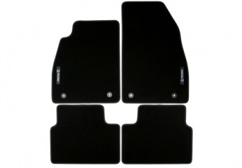 TA Technix Floor Mats Set with Logo fits Opel Insignia A Type G09