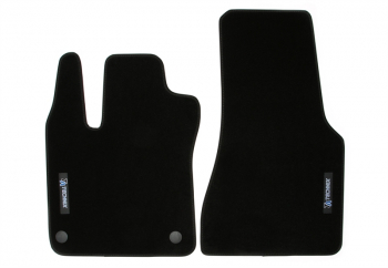 TA Technix Floor Mats Set with Logo suitable for Smart Fortwo Type 453