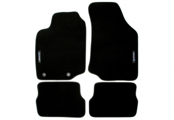 TA Technix floor mat set with logo fits VW Golf 3 Typ 1H, VW Vento Typ 1H