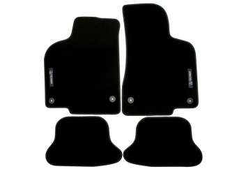 TA Technix Floor Mats Set with Logo suitable for VW Lupo Type 6X/6E, Seat Arosa Type 6H