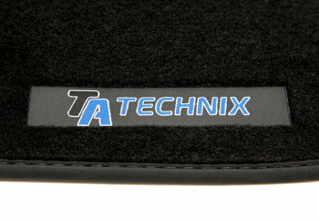 TA Technix Fußmatten Set mit Logo passend für Mercedes Benz C-Klasse Typ W202/S202