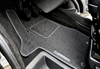TA Technix Floor Mats Set with Logo suitable for VW Transporter T5, T6, T6.1